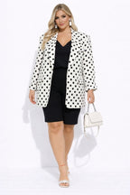 Giacca pois curvy
