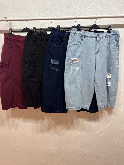 Bermuda jeans unique curvy