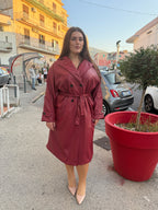 Trench ecopelle curvy