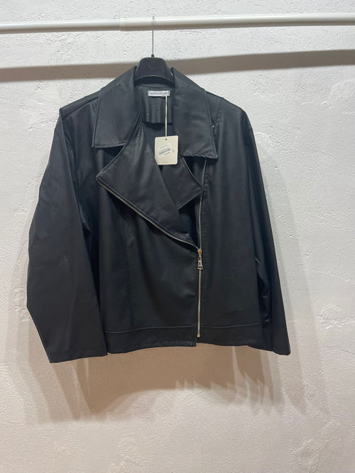Giacca ecopelle plus