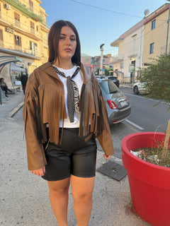Giacca ecopelle Texas