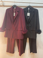 Tailleur plume