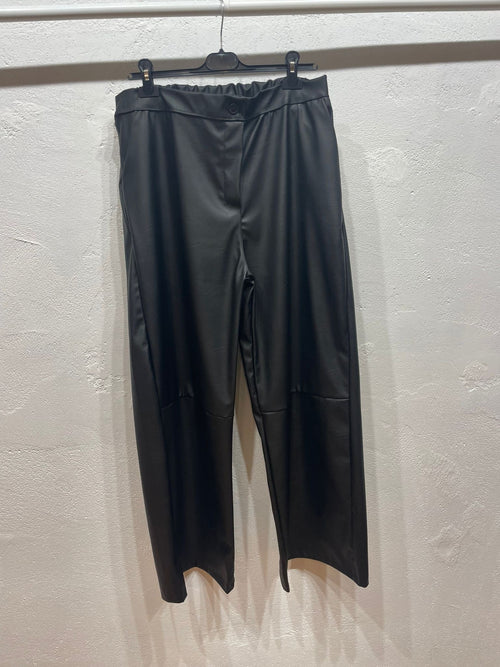 Pantaloni ecopelle curvy