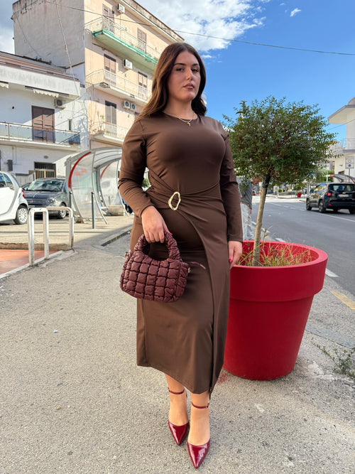 Abito esmeralda curvy