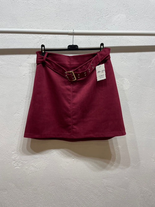 Minigonna curvy in renna