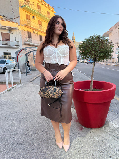 Gonna bottoncini curvy