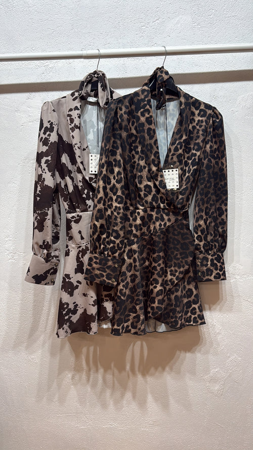 Abito balze Animalier