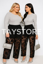 Jeans merletto
