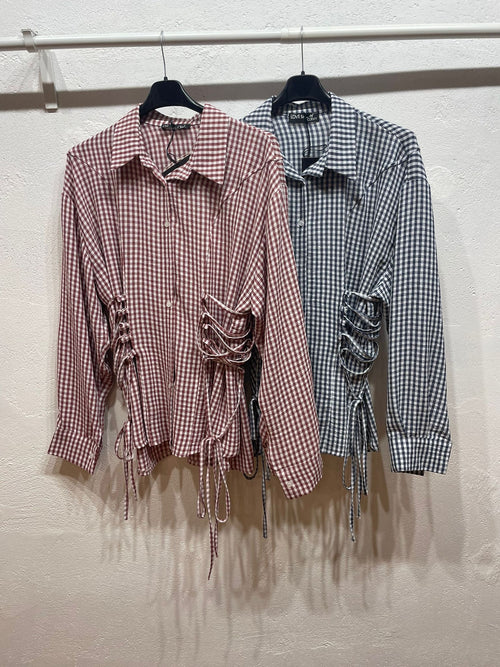 Camicia quadrettini curvy