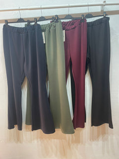 Pantaloni zampetta curvy