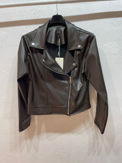 Giacca ecopelle plus