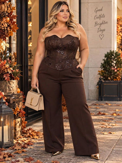 Corpetto bride curvy
