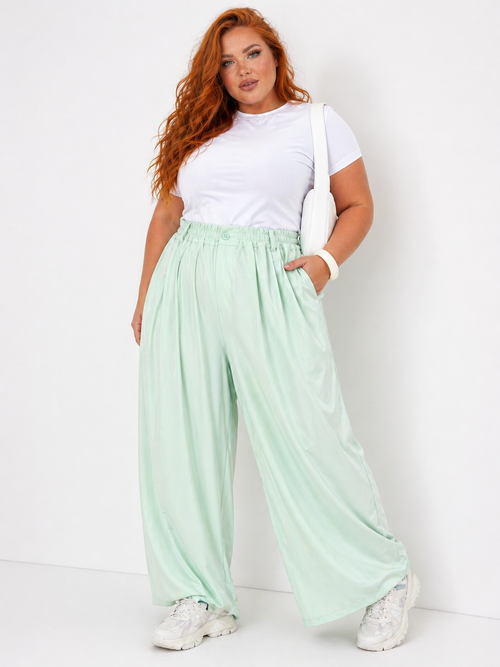Pantaloni lavanda curvy