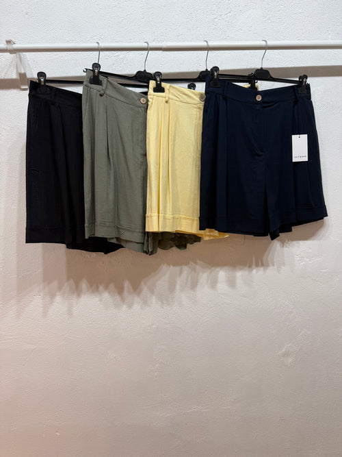 Pantaloncino misto lino showgirls