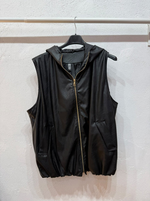 Gilet in ecopelle